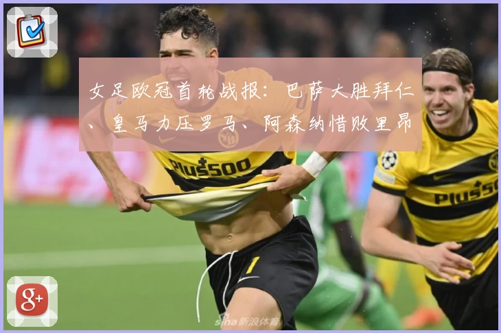 女足欧冠首轮战报:巴萨大胜拜仁、皇马力压罗马、阿森纳惜败里昂